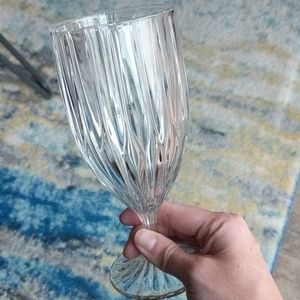 Park lane crystal water glasses